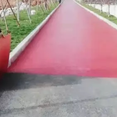 张家口​ 彩色路面喷涂翻新是一种低成本